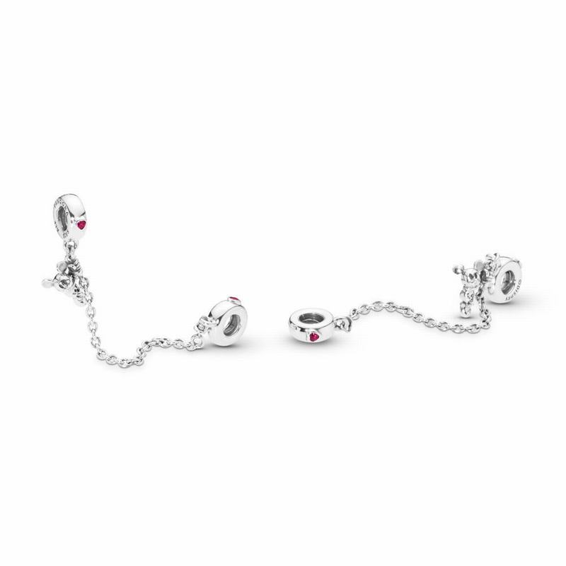 Pandora Disney Climbing Mickey Safety Chain Silver Egypt AC1639048